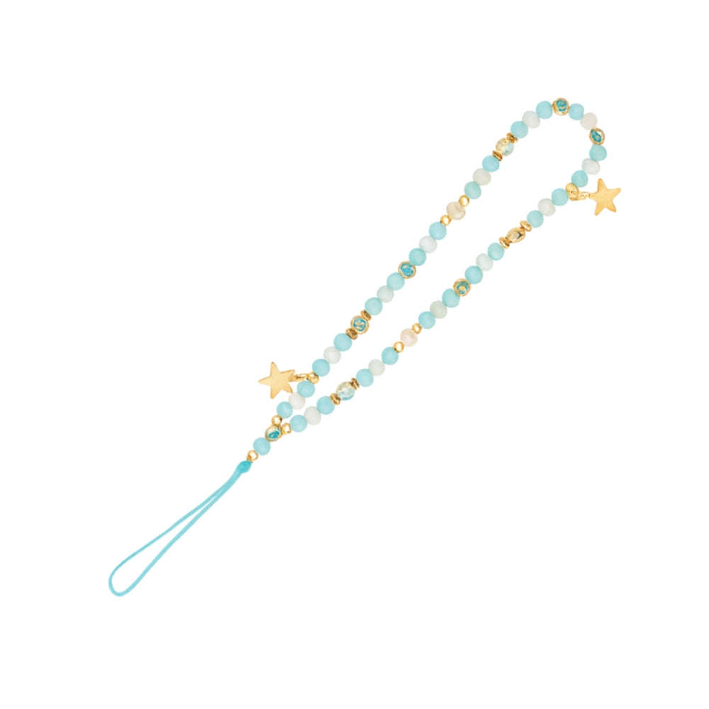 Beaded Star Lanyard Strap